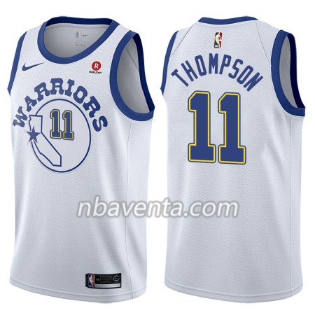 Camiseta Hombre Golden State Warriors Klay Thompson 11 Nike 2017-18 Hardwood Classics Blanco Swingman Camiseta Hombre Golden State Warriors Klay Thompson 11 Nike 2017-18 Hardwood Classics Blanco Swingman
